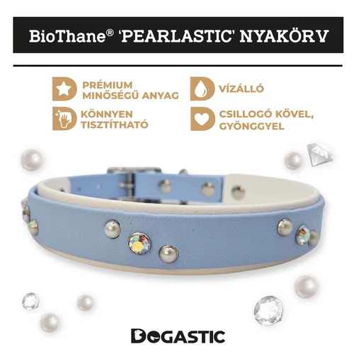 BioThane® PEARLASTIC nyakörv 25mm