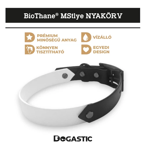 BioThane® Mstyle nyakörv 19mm