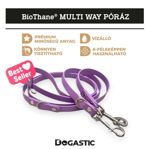 BioThane® MULTI WAY póráz - 220 cm