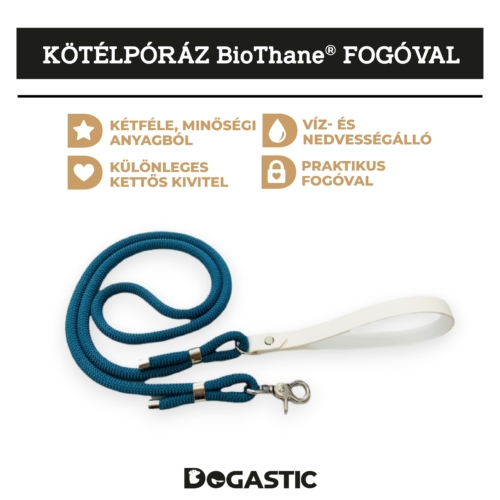 Kötélpóráz BioThane® fogóval
