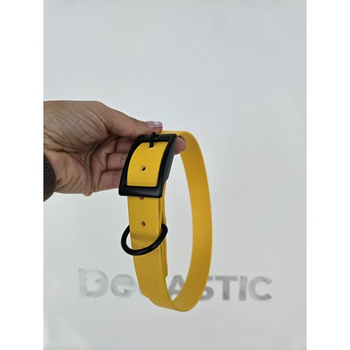 Kép 2/2 - BioThane 25 mm basic nyakörv - XL méret 