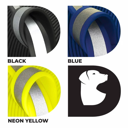 Kép 8/9 - BioThane® Fényvisszaverős Basic nyakörv 19mm