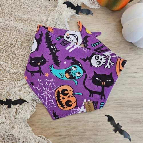 Kép 1/5 - Halloweeni LIMITÁLT Szellemes Kutya Kendő