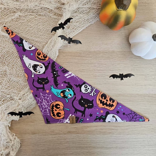 Kép 2/5 - Halloweeni LIMITÁLT Szellemes Kutya Kendő