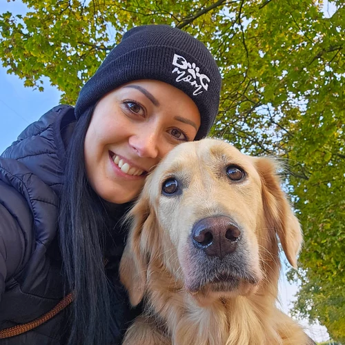 Kép 3/6 - Dog Mom téli sapka - Fekete