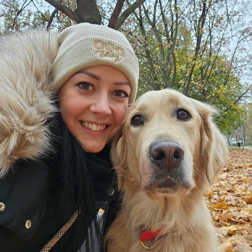 Kép 3/5 - Dog Mom téli sapka - Bézs