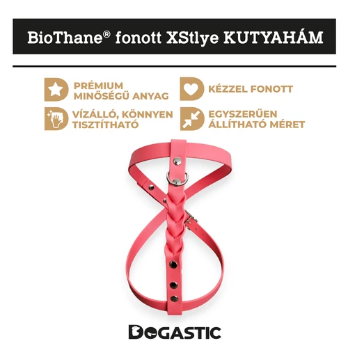 Kép 1/15 - BioThane® fonott Xstyle kutyahám