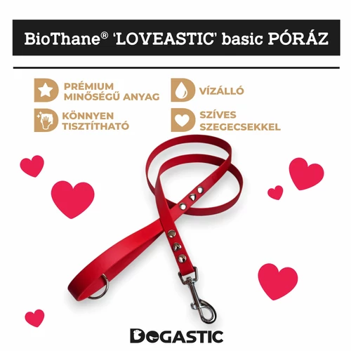 Kép 1/11 - BioThane® LOVEASTIC basic póráz