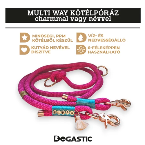 Kép 1/26 - MULTI WAY kötélpóráz névvel/charmmal