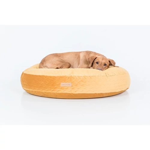 Kép 3/10 - Dogastic Bársony Mustársárge Prémium Kutyafekhely Velvet Redfox Labrador
