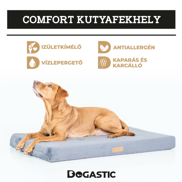 Szürke Prémium Kutyafekhely Comfort Graysoft Dogastic