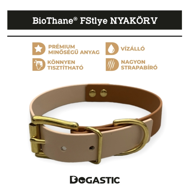 BioThane® Fstyle nyakörv 19mm